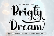 Brigty Dream, a Handwritten Font by FreshTypeINK (Thumbnail 1 of 8)