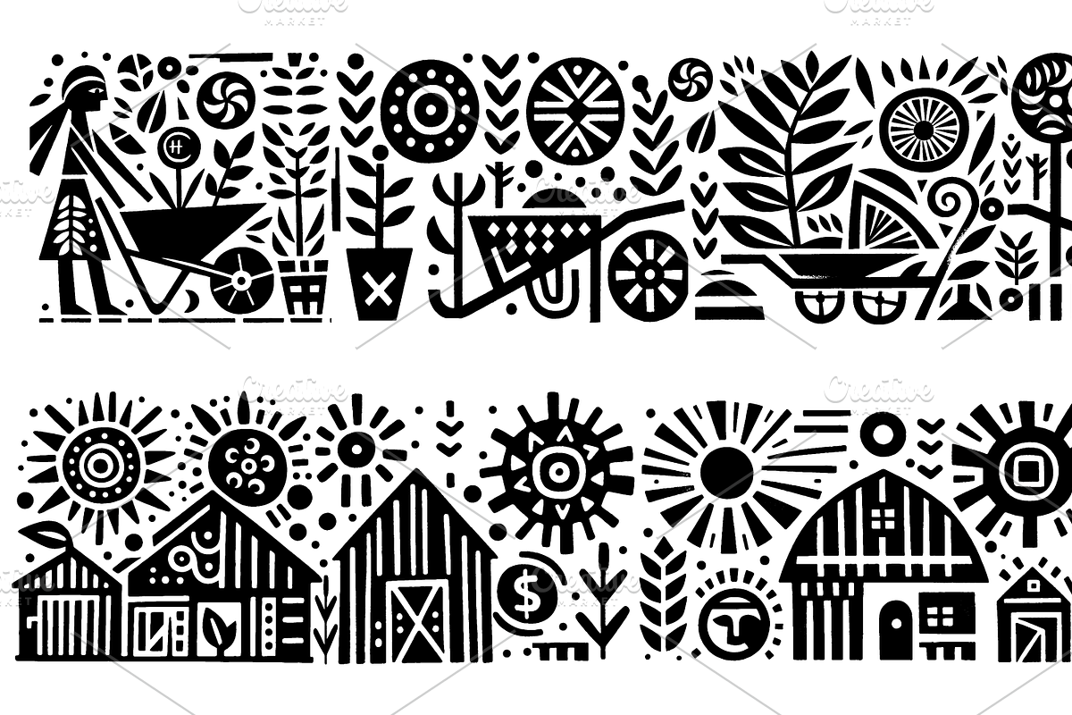 Vintage Tailor Folk Art, a Decorative Illustration by devastd (Photo 7 of 28)