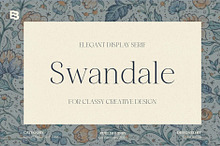 Swandale; Elegant Serif Font