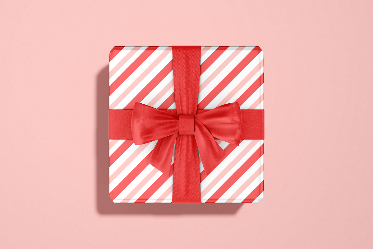Gift Box Mockup with Ribbon, a Packaging Mockup by Mockupdaddy (Photo 3 of 6)