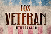 Fox Veteran Font, a Slab Serif Font by Fox7 By Rattana (Thumbnail 1 of 8)