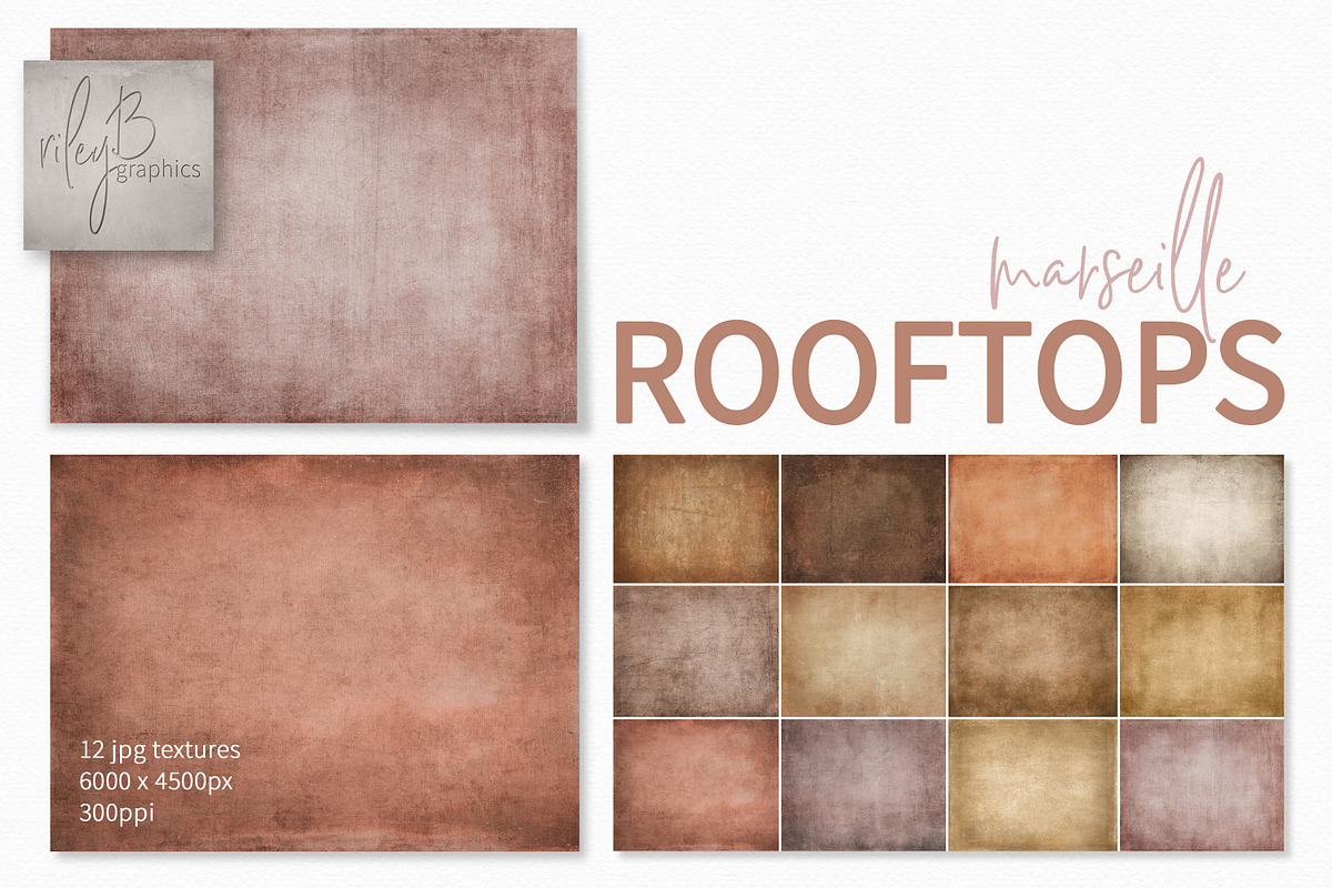 Marseille Rooftops, a Texture Graphic by rileyBgraphics (Photo 1 of 8)