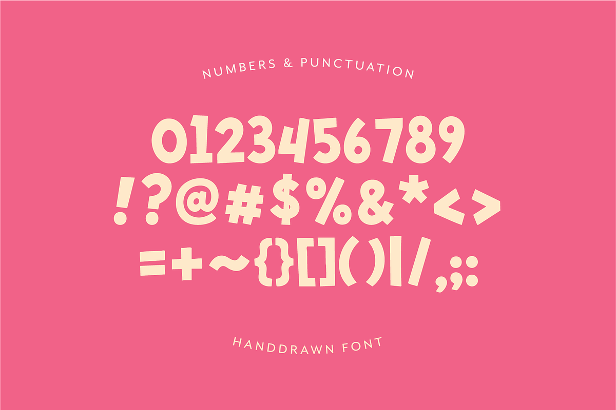 Margot - A Quirky Display Font, a Handwritten Font by The Bumble Box (Photo 4 of 4)