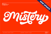 Mistery - Rounded Script Font, a Script Font by HRDR (Thumbnail 1 of 11)