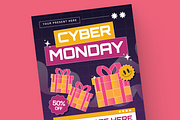 Cyber Monday Tech Sale Flyer Set, a Flyer Template by MMPixelCraft (Thumbnail 4 of 4)