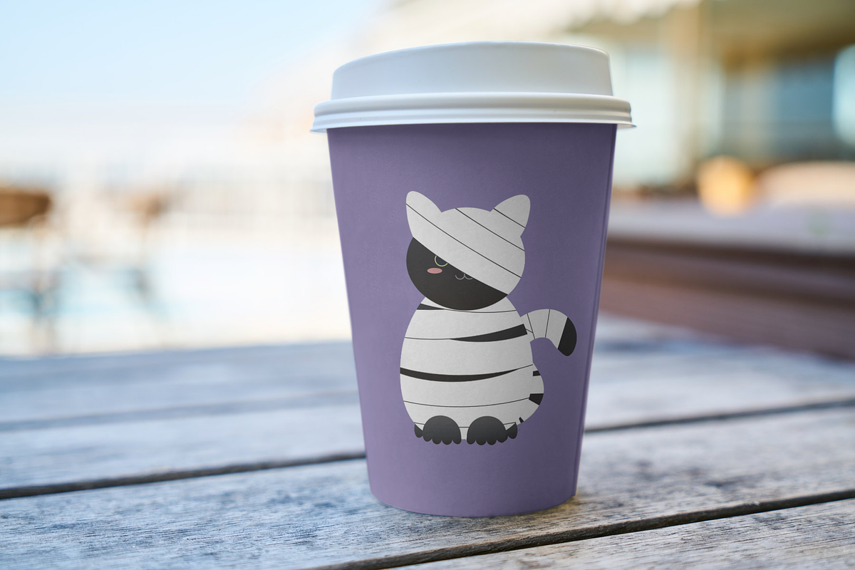 Halloween Cats - 6, an Animal Illustration by Raafeya's Crafts (Photo 7 of 7)