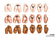 Elegant Female Body Illustrations, a Person Illustration by Serghei Caraulan (Thumbnail 13 of 15)