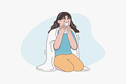 Unwell Patients Illustration, an Object Graphic by Jump Studio (Thumbnail 9 of 12)