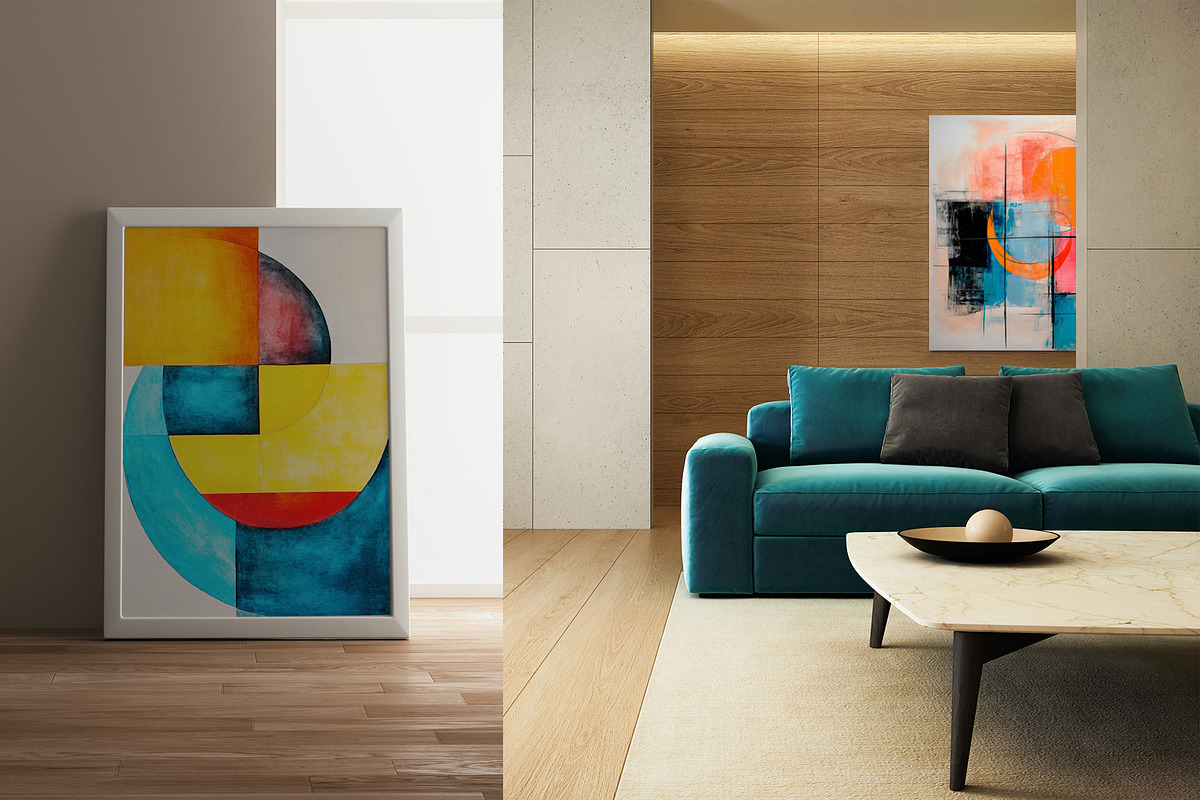Modern abstract painting., a Wallpaper Graphic by O m N i  Studio (Photo 4 of 12)