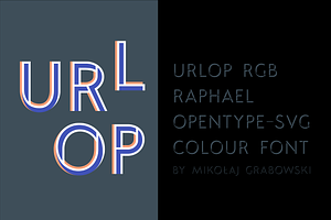 URLOP RGB Raphael Color Font