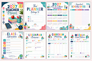 2027 Teacher Planner, a Stationery Template by Shumaya (Thumbnail 2 of 5)