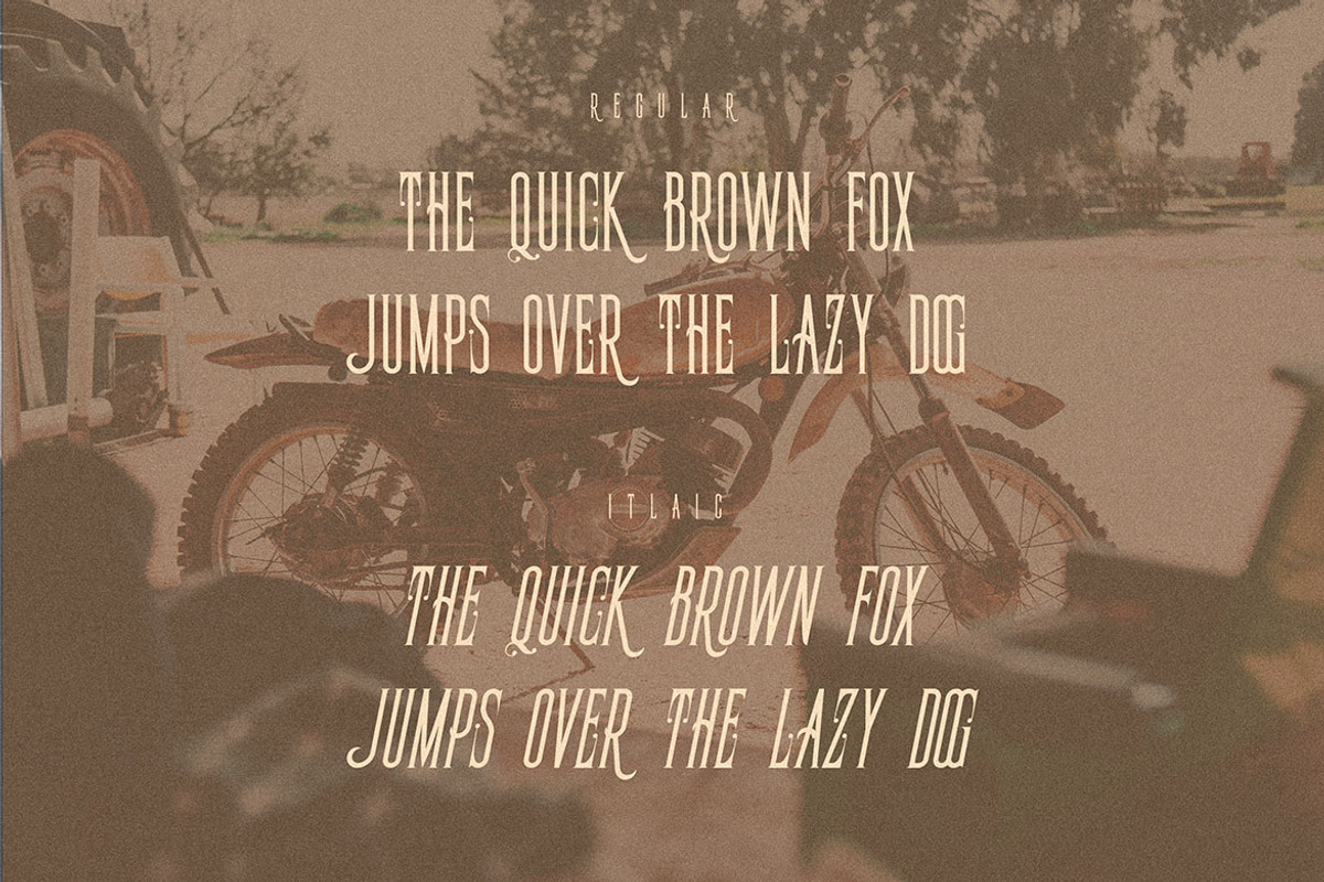Redmond Vintage Condensed Font, a Serif Font by JumboDesign (Photo 2 of 7)