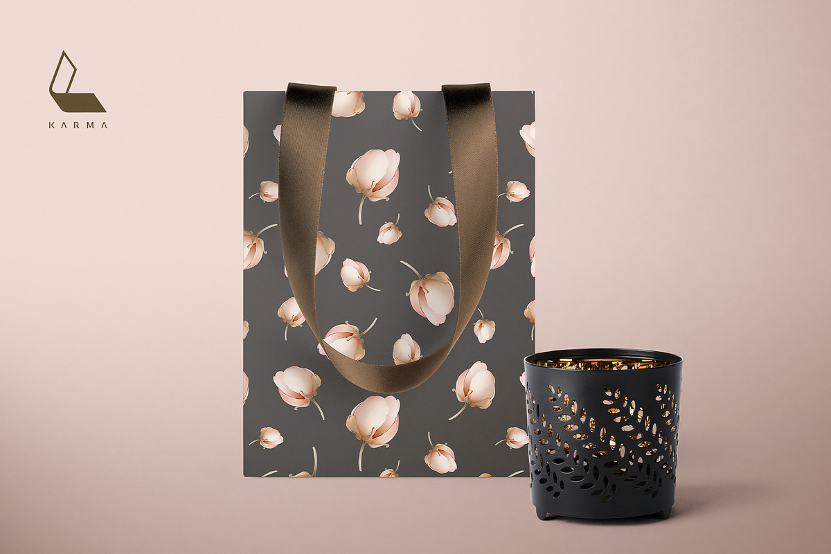 Peonies | Seamless pattern, a Pattern Graphic by Karma (Photo 9 of 15)