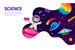 Space Galaxy Landing Page