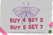 120 Butterfly Procreate Stamps, a Brush Add-On by Nuclear Brushes (Thumbnail 10 of 10)