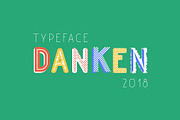 Danken, a Font by Etewut (Thumbnail 1 of 6)