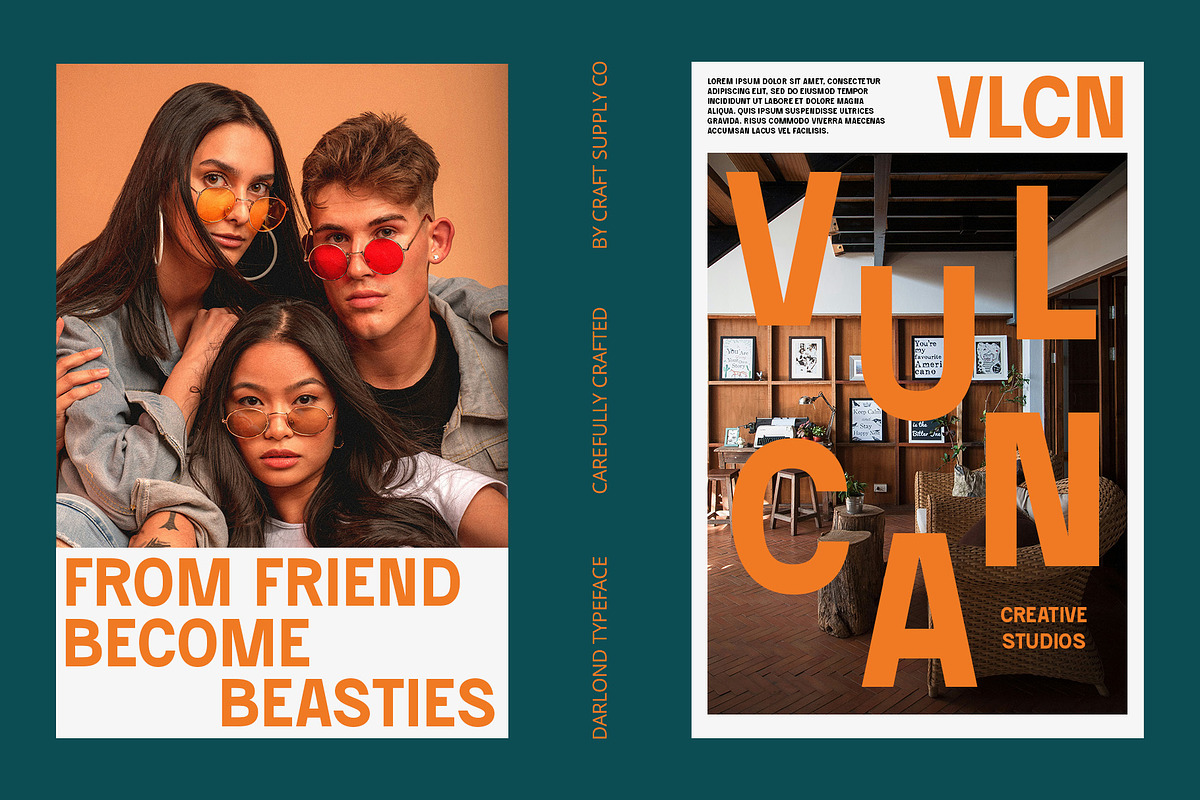 Darlond – Bold Sans Serif, a Sans Serif Font by Craft Supply Co. (Photo 5 of 8)