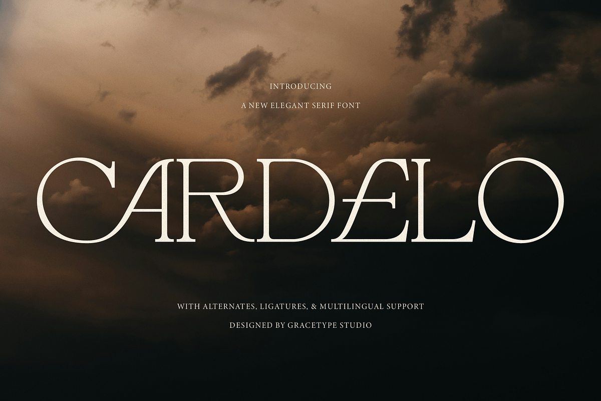Cardelo | Elegant Serif Font, a Serif Font by gracetype_studio (Photo 1 of 12)