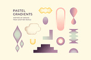 Shapes & Grainy Gradients, an Object Graphic by Paulina Sara Design (Thumbnail 9 of 14)
