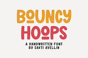 Bouncy Hoops - Handwritten Font, a Handwritten Font by SaktiAvellin (Thumbnail 1 of 7)