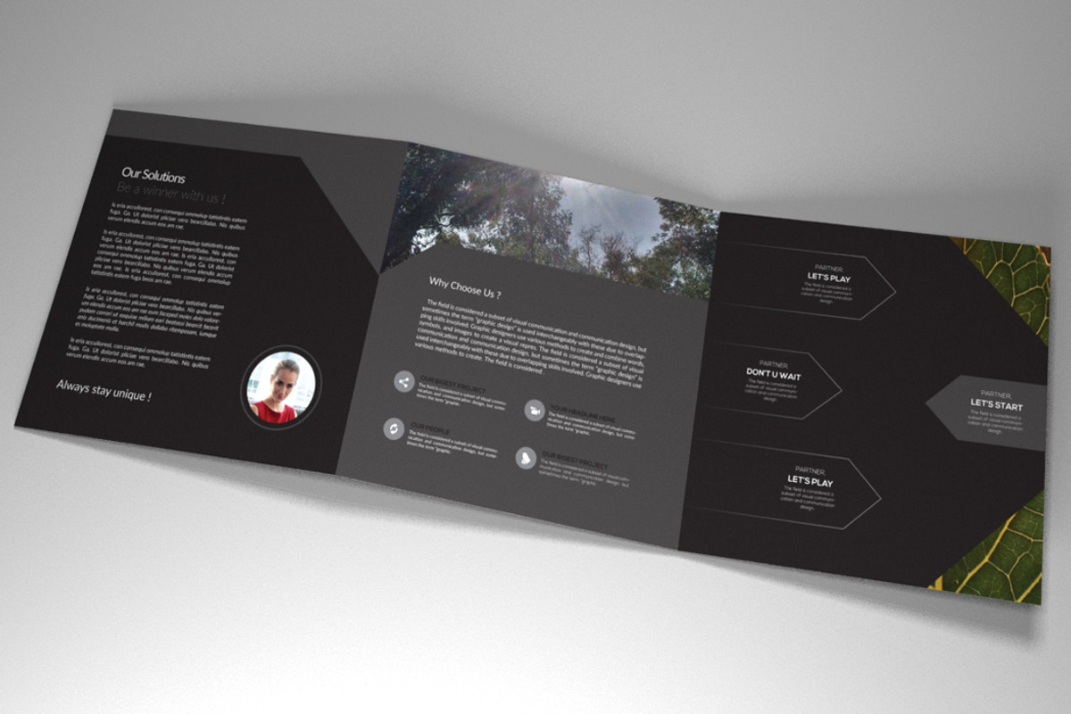 Indesign Square Brochure Sharp, a Brochure Template by RudanStudio (Photo 5 of 7)
