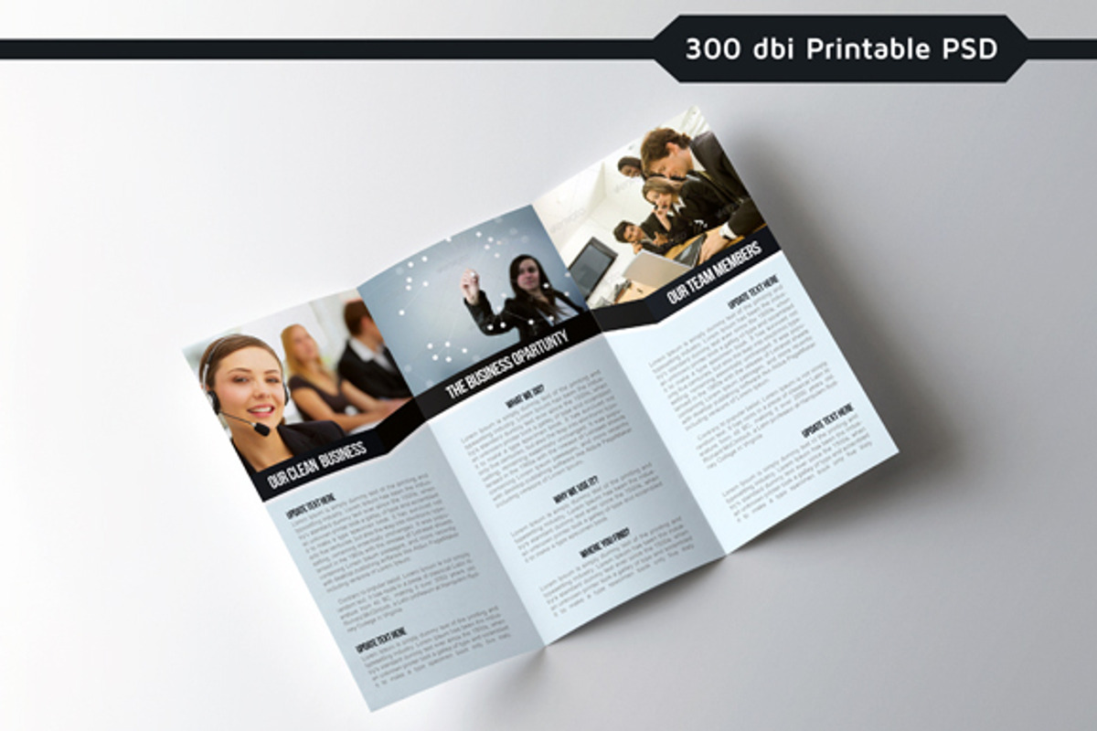 Trifold Clean Brochure, a Brochure Template by NasirGrfx (Photo 2 of 5)