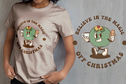 Christmas Mistletoe Vintage Cartoon, an Illustration by vectstudio (Thumbnail 2 of 5)