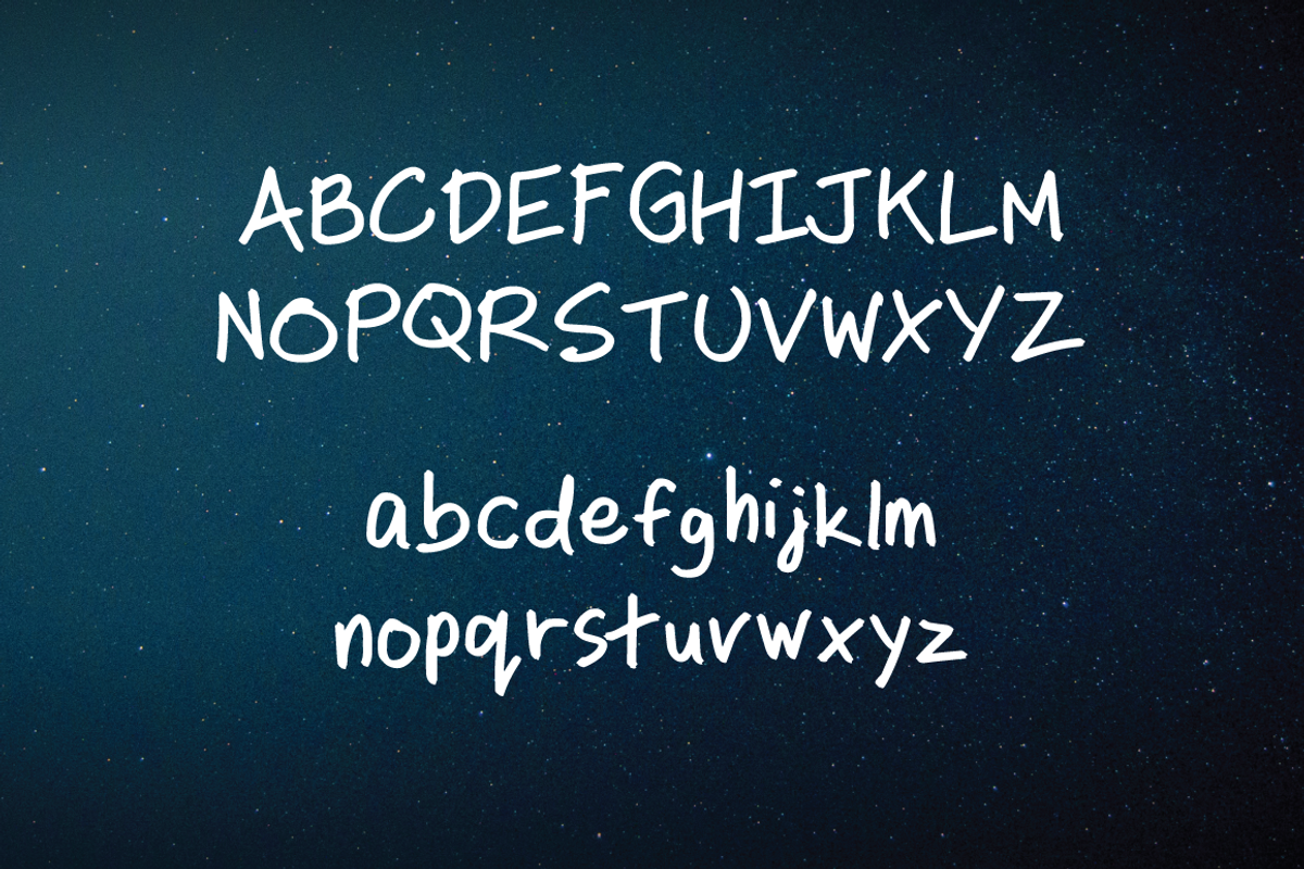 Marko Handwriting Typeface preview 3