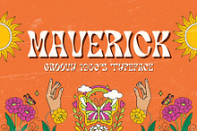 Maverick - Groovy 1960's Typeface
