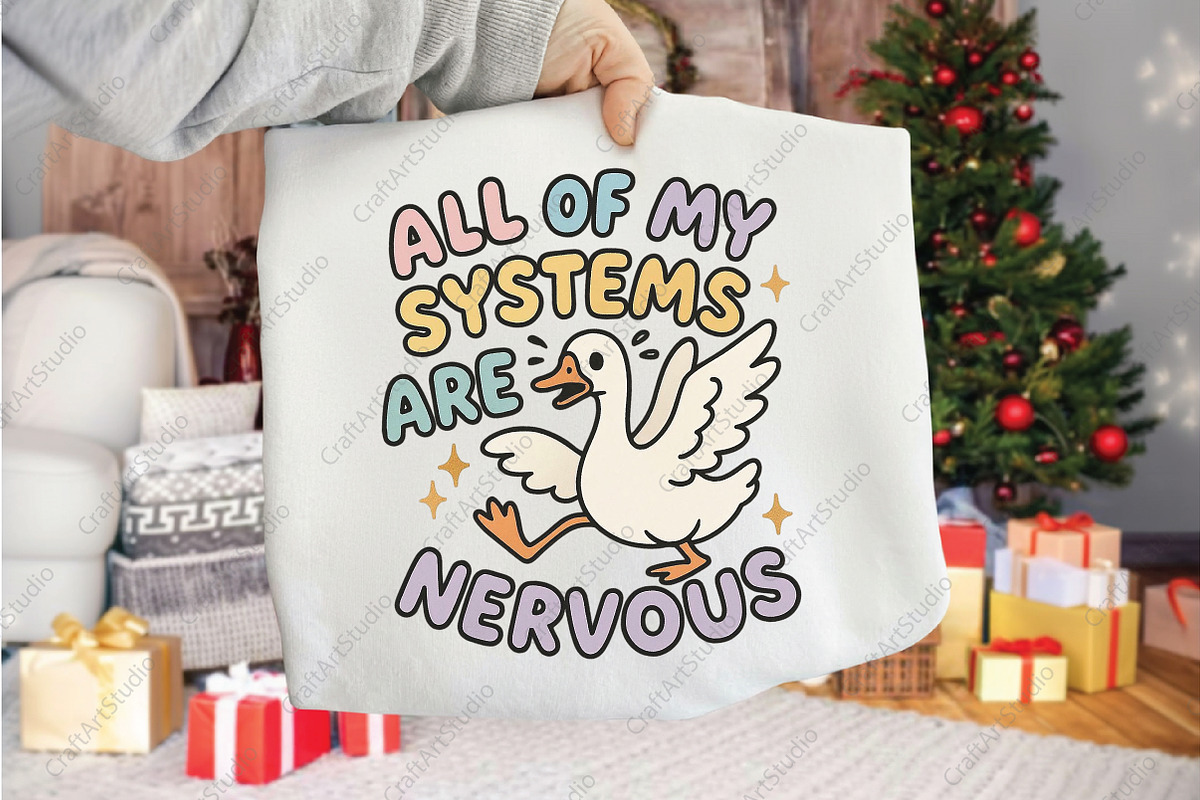 All Of My Systems Are Nervous PNG, an Illustration by CraftArtStudio (Photo 3 of 4)