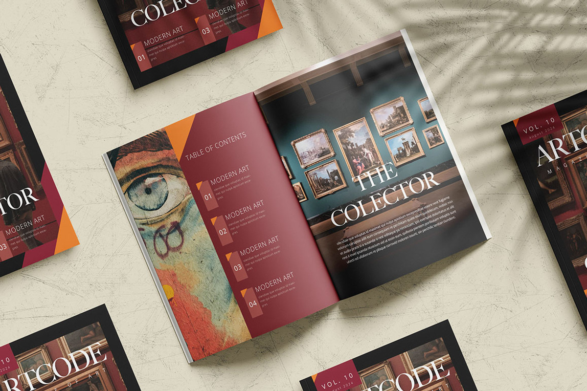 ARTCODE_Magazine Template, a Magazine Template by Olexstudio (Photo 2 of 4)
