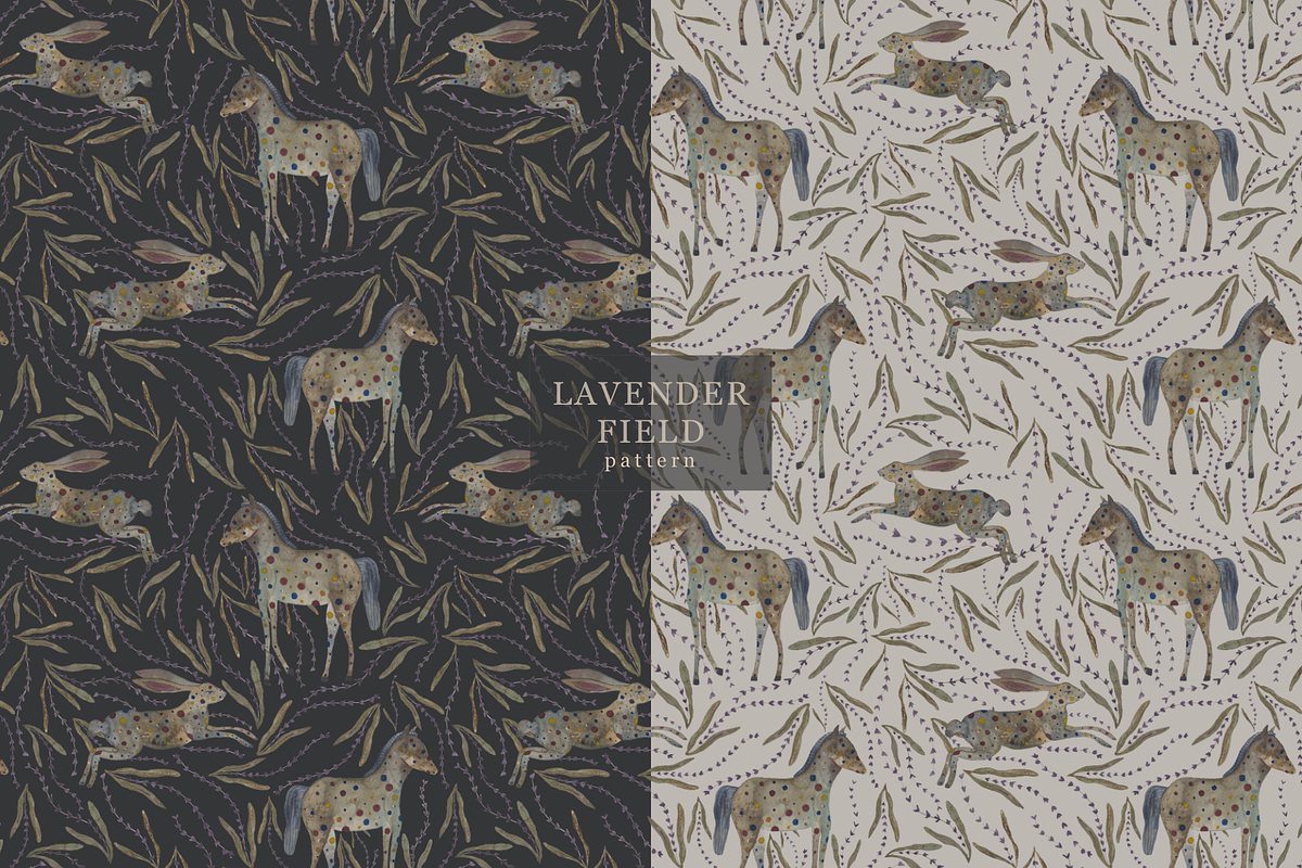 LAVENDER FIELD, a Pattern Graphic by PASHKOVA (Photo 9 of 10)