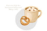 Watercolor Cozy Autumn Clipart, a Seasonal Illustration by ArtGiftsStudio (Thumbnail 3 of 4)