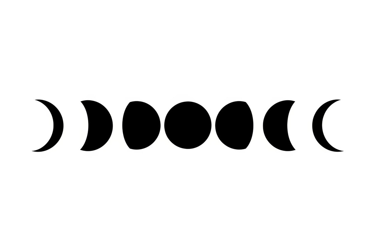 Decorative Lunar Phase Design, a Graphic by BIPLOB EXPERT (Photo 6 of 13)
