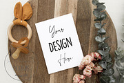 Blank Card / Baby Shower Mockup JPG, a Beauty & Fashion Photo by SC Photography & Design (Thumbnail 1 of 2)