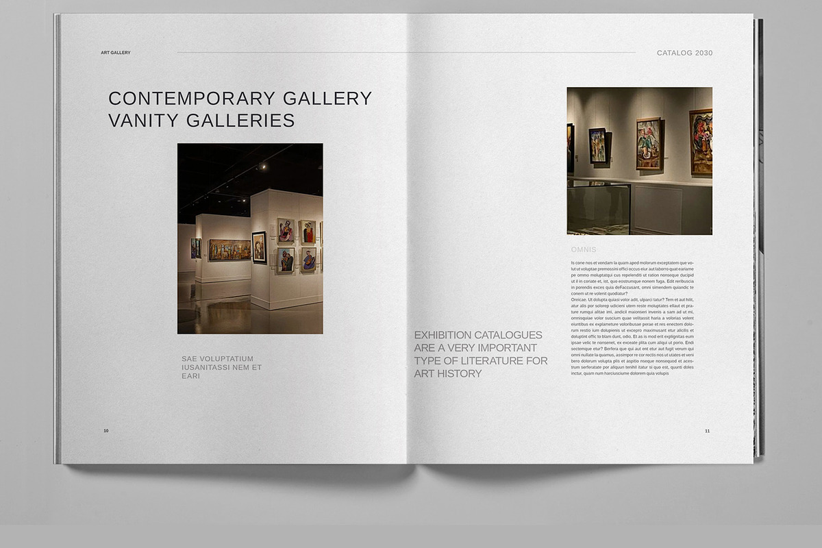 Art Gallery Catalog Brochure, a Brochure Template by Boris Cupac (Photo 7 of 7)