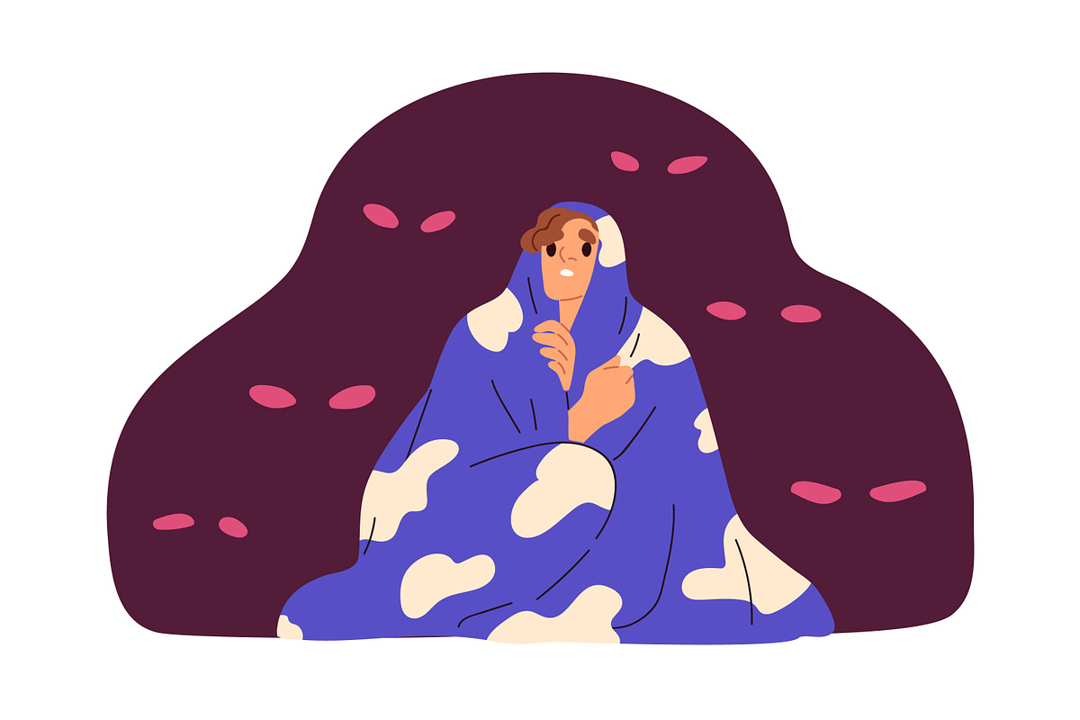 People with phobias & fears concept, a Person Illustration by Good Studio (Photo 4 of 14)