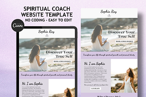 Spiritual Coach Website Template