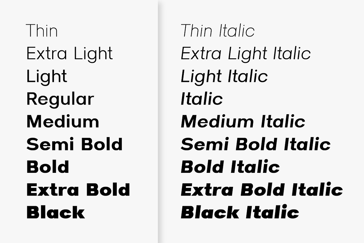 Raela – Modern Geometric Sans, a Sans Serif Font by Lettertype Studio (Photo 2 of 10)