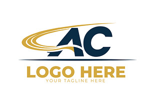 Letter AC Logo Design for Startups, a Branding & Logo Template by Pixelpur
