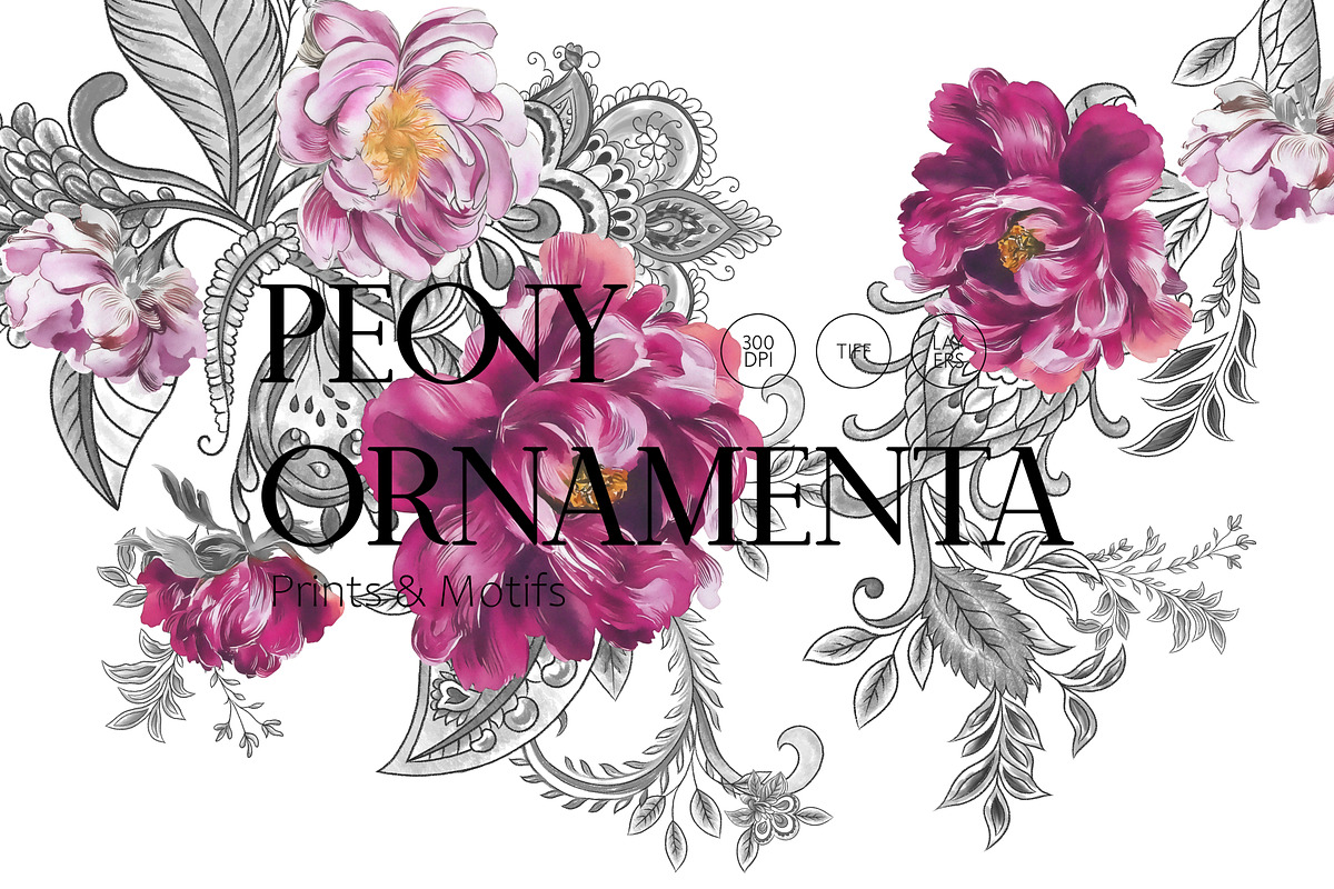 Paisley Floral Patterns And Motifs, a Pattern Graphic by LEAFure (Photo 1 of 10)