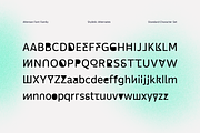 Altersan; Abstract Alternates Sans, a Sans Serif Font by Eko Bimantara (Thumbnail 4 of 12)