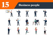 Business People Illustrations Bundle, a Person Illustration by EllaMaiyaali (Thumbnail 3 of 3)