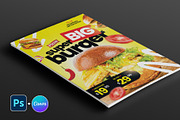 Fast Food Promo Flyer | Canva & PSD, a Flyer Template by Vintage Impressions (Thumbnail 4 of 6)