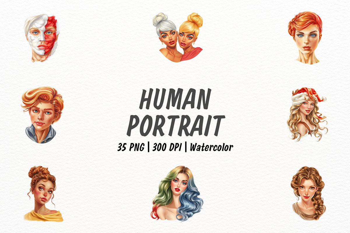 Hyperrealistic Human Portrait, a Person Illustration by New-School-Wave (Photo 1 of 5)