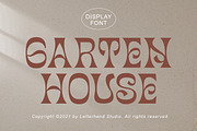 Garten House - Unique Display Font, a Font by Letterhend Studio (Thumbnail 1 of 9)