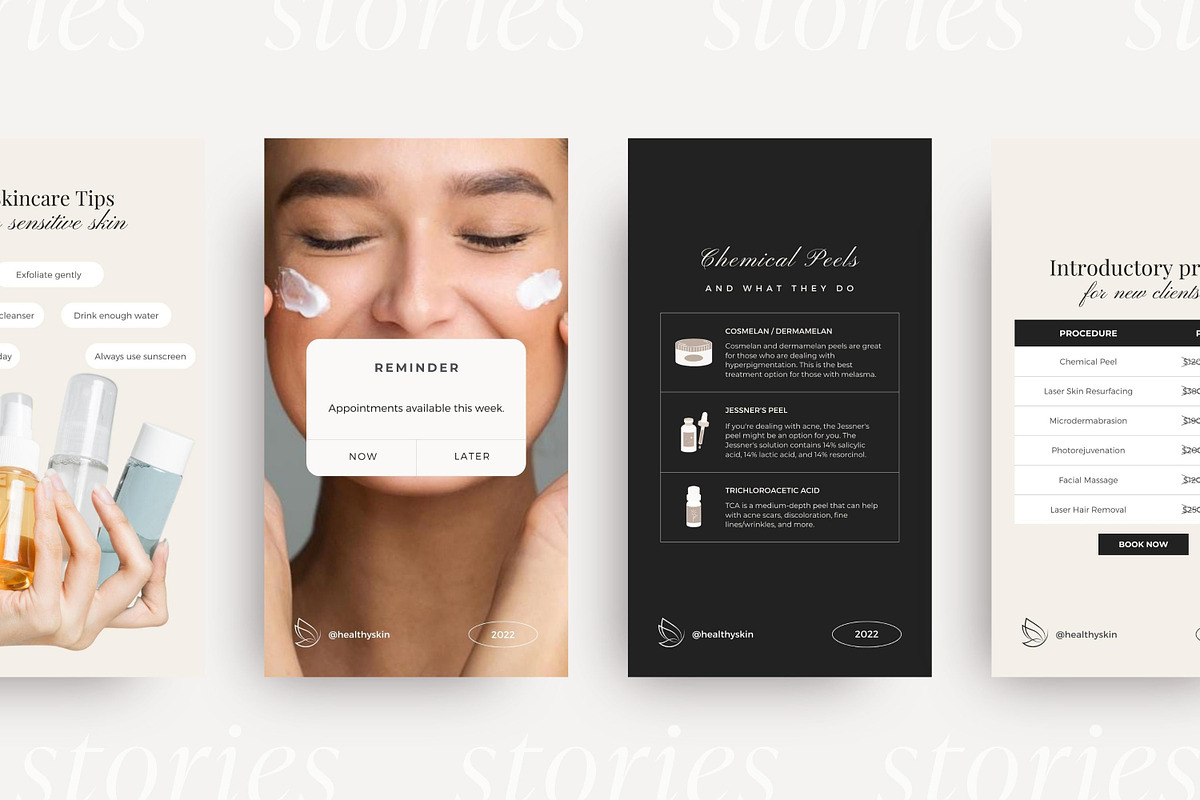 Canva Esthetician templates, a Social Media Template by LiliesandBerries (Photo 12 of 19)