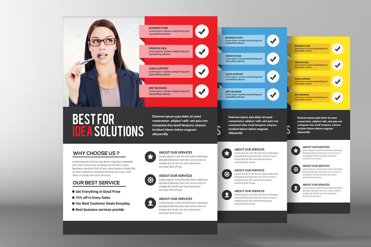 Doctor's Office Flyer Template, a Flyer Template by graphicforest
