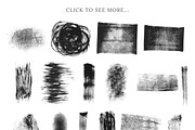 Texture Photoshop brush bundle, a Brush Add-On by Little Bean (Thumbnail 8 of 8)