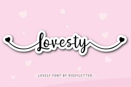 Lovesty | Lovely Calligraphy Font